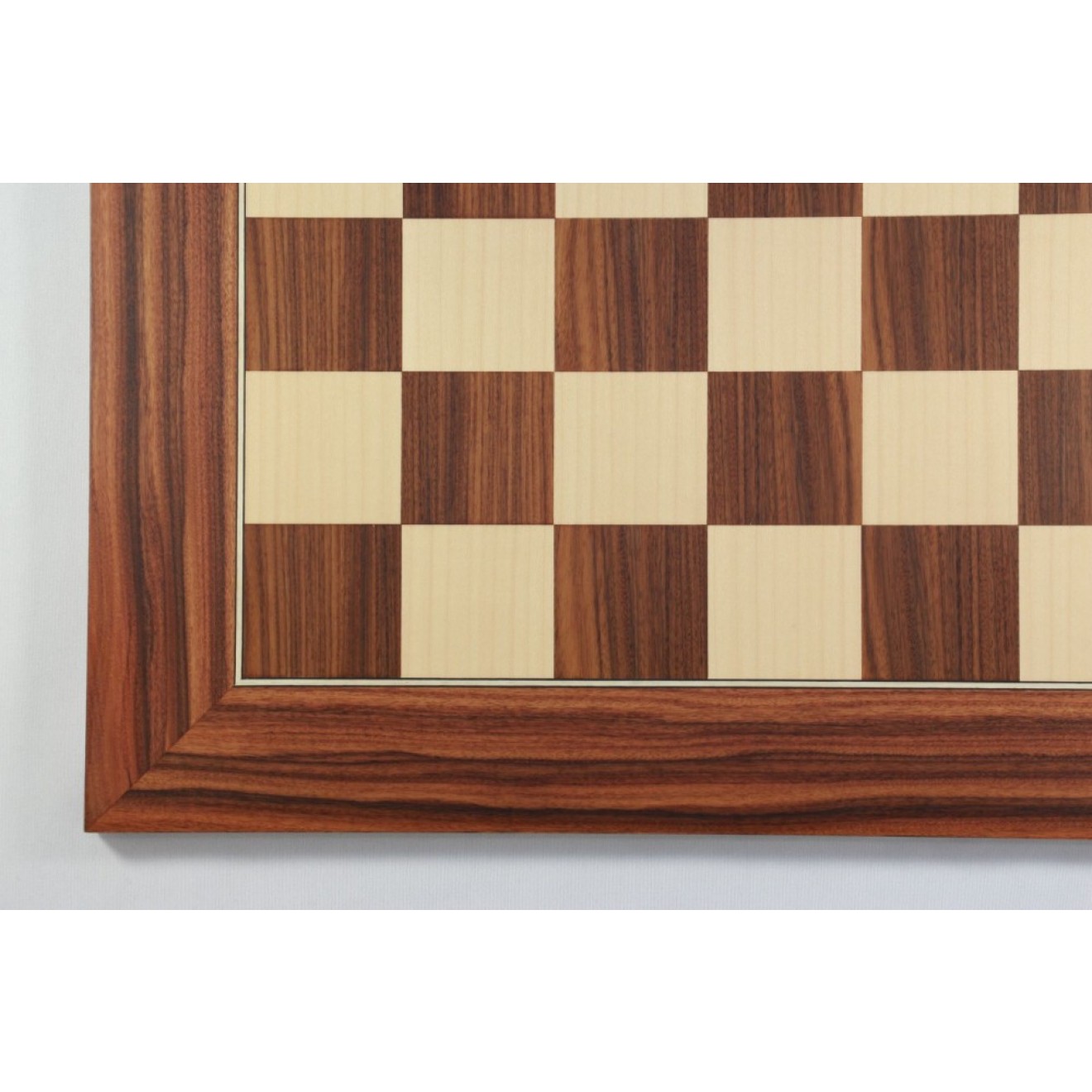 Schachbrett Mongoy und Ahorn, Feldgröße 55 mm Schachbrett Mongoy und Ahorn, Feldgröße 55 mm