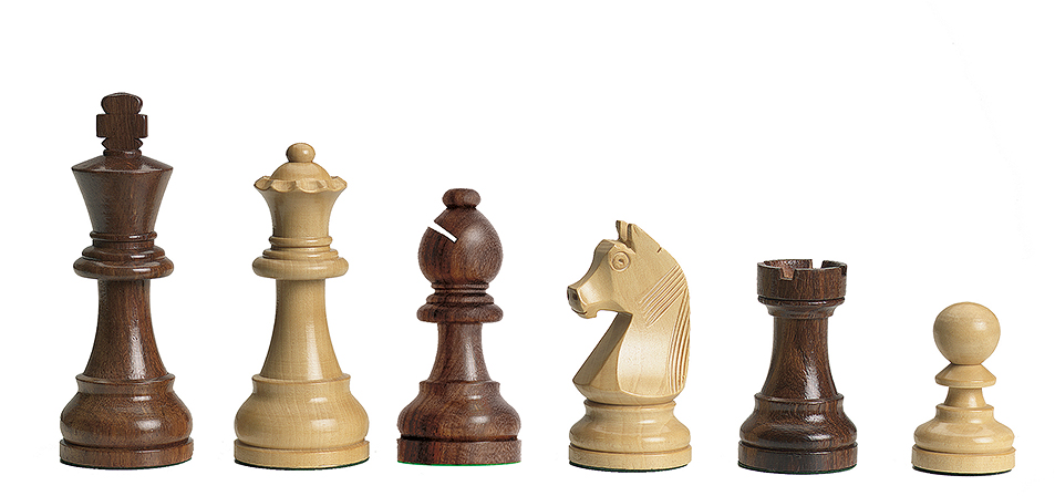 Schachfiguren Timeless, Königshöhe 95 mm (nicht elektronisch)