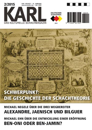 Karl-Nummer-02 KARL - Die Kulturelle Schachzeitung Jahresabonnement (4 Hefte)