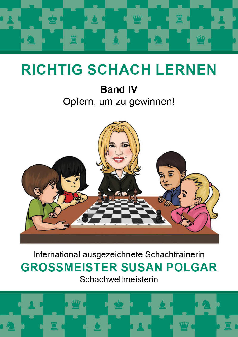 RICHTIG SCHACH LERNEN Band IV Werbung, Plakat, Person, Erwachsener, Frau