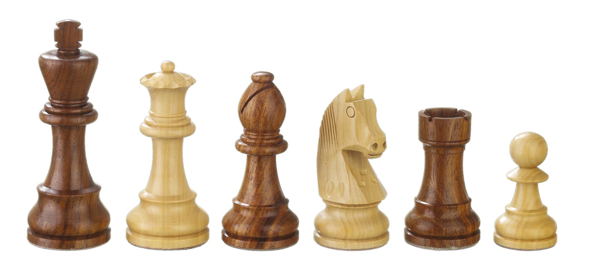 Schachfiguren Artus, Königshöhe 95 mm, Set up Box